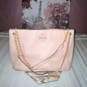 Tory Burch Pretty in Pink Tote Handbag